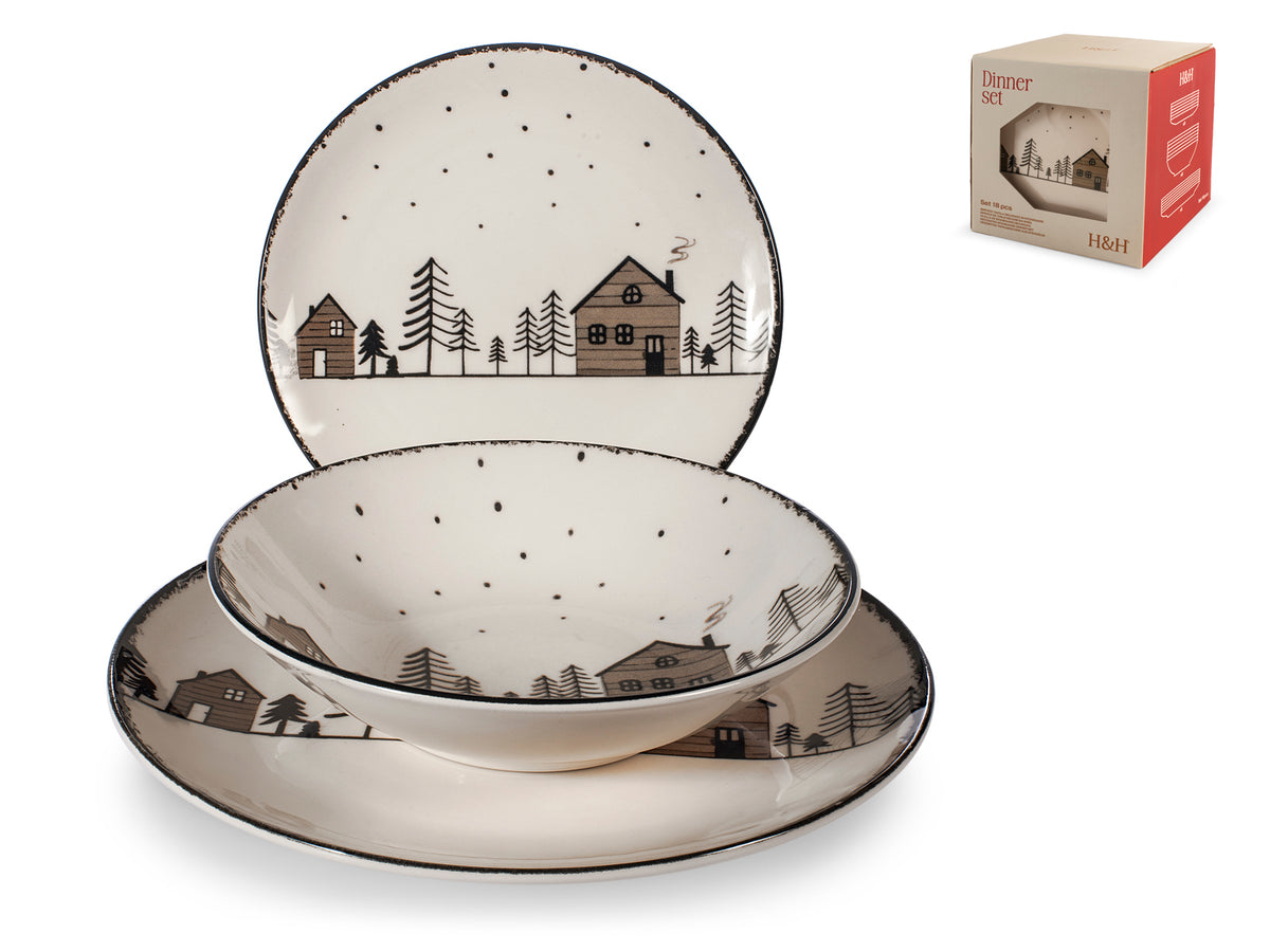 SERVIZIO TAVOLA 18PZ COUPE WARM WISHES