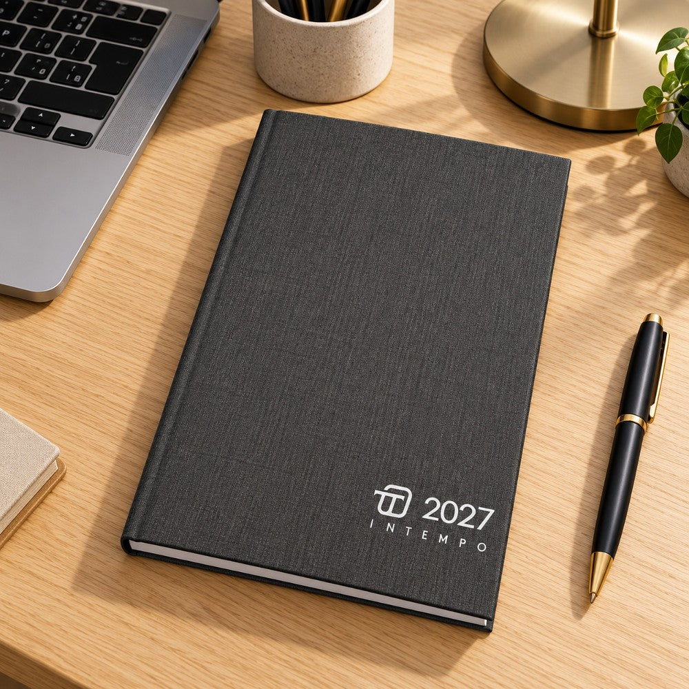 Agenda Giornaliera 2027 15x21 cm Charlie Antracite - immagine 2
