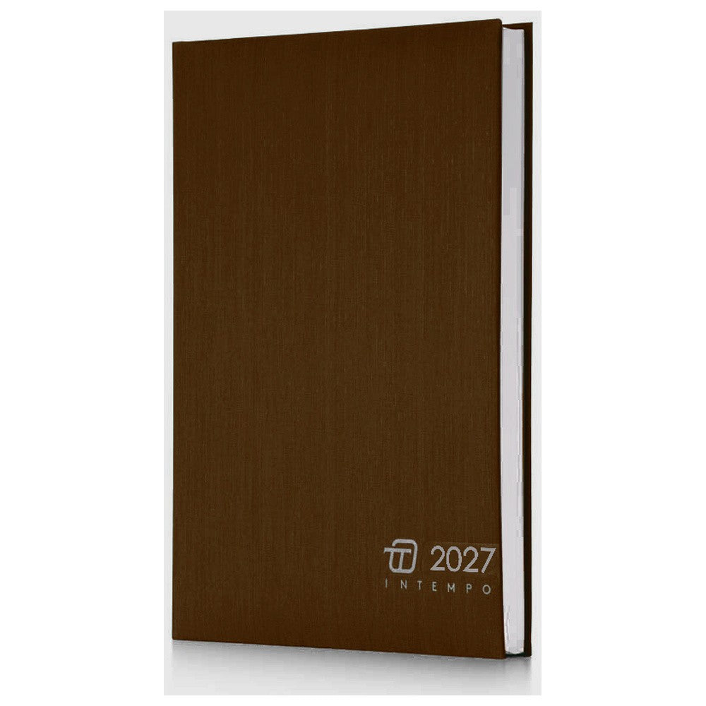 Agenda Giornaliera 2027 21x30 cm Charlie Marrone