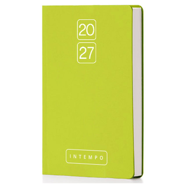 Agenda Giornaliera 2027 9x13 cm Bravo Verde Lime