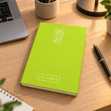 Agenda Giornaliera 2027 9x13 cm Bravo Verde Lime - immagine 2