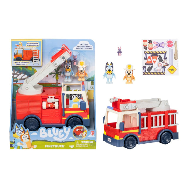 BLUEY CAMION POMPIERI 25X29X13