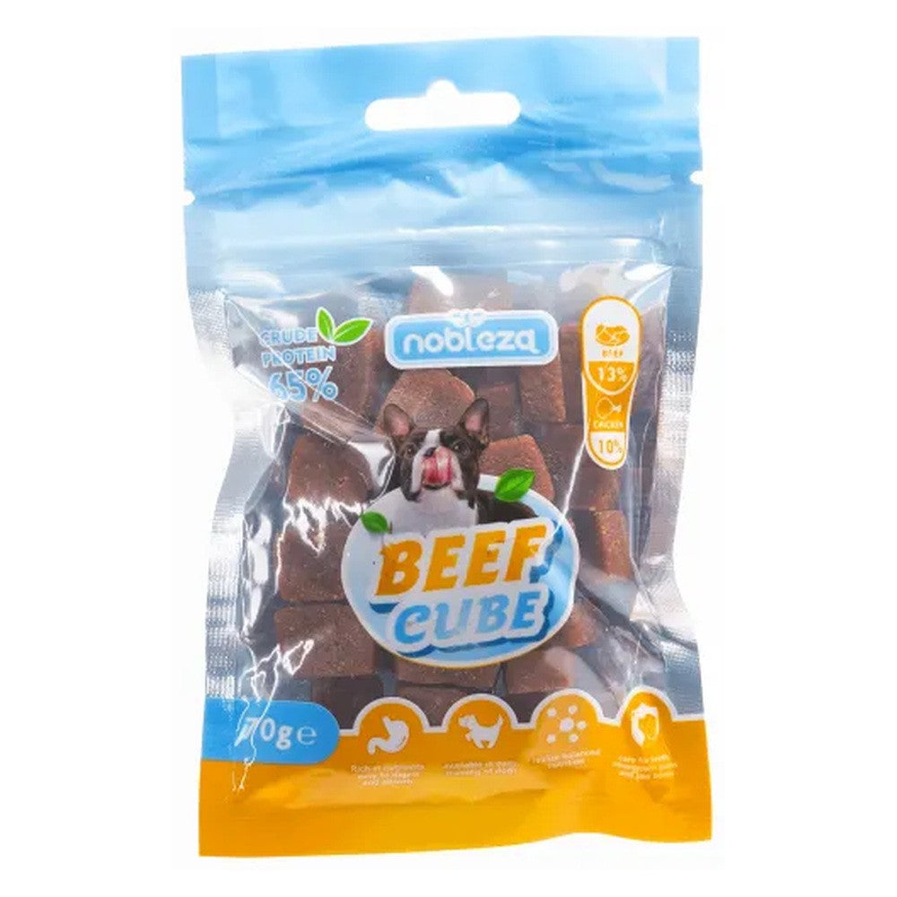 Snack cubetti di manzo per cani 70 gr