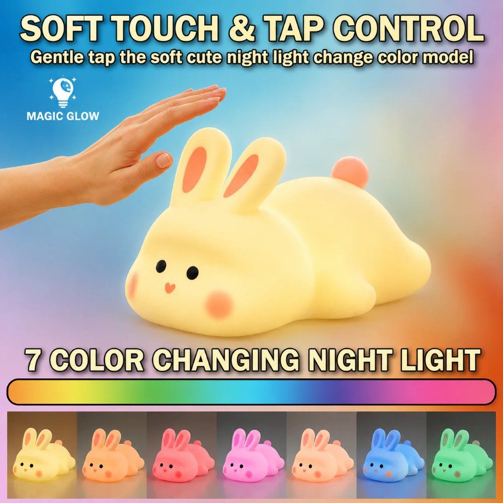 Lampada Notturna a Batteria Bunny - immagine 4
