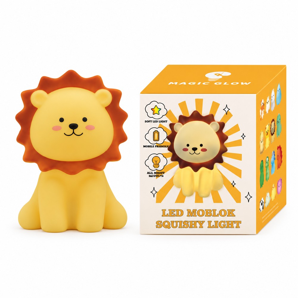 Lampada Notturna a batteria Leoncino