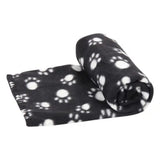 Coperta in pile con zampe colori assortiti  75x75 cm - immagine 2