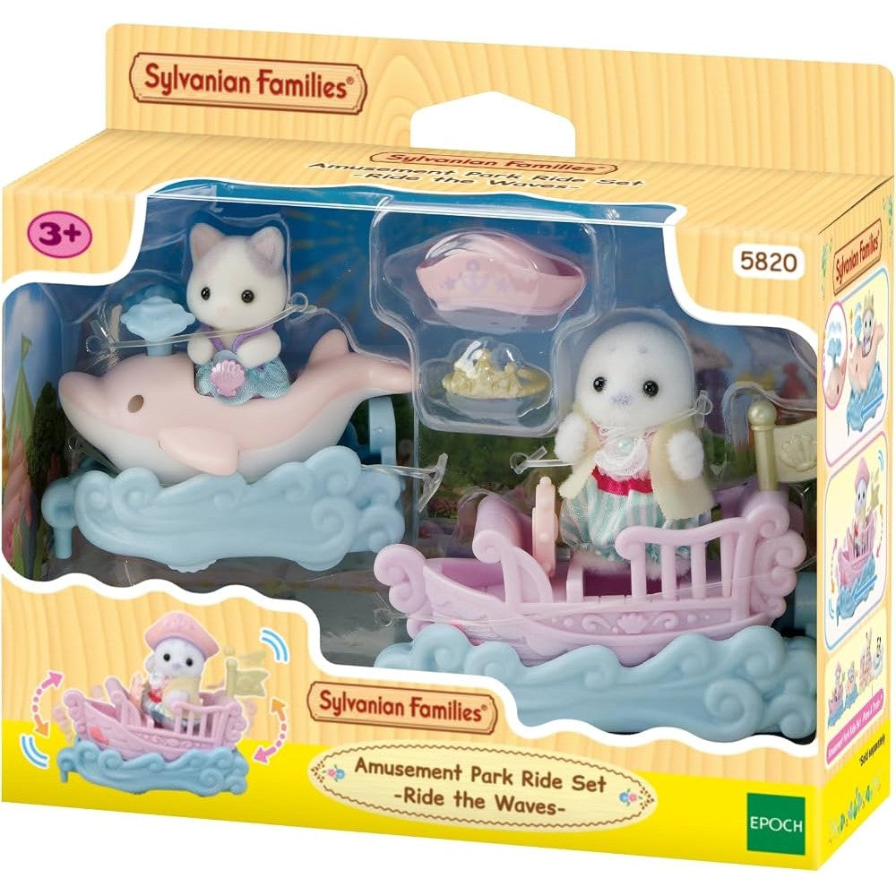 SYLVANIAN FAMILIES VEICOLI BARCA E BALENA