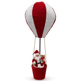 Mongolfiera con Babbo Natale 40x40xH.97 cm