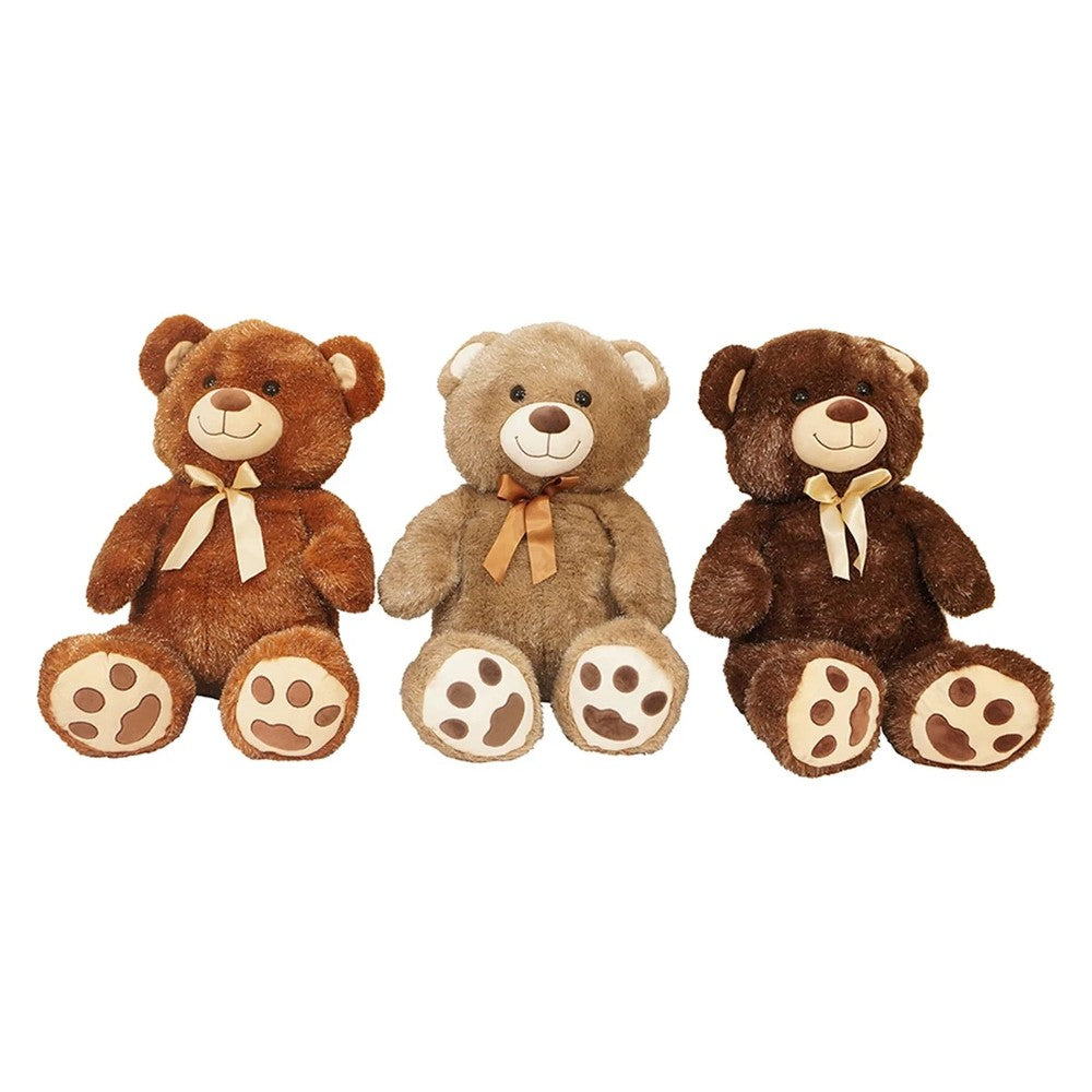 Orso a Peluche con Fiocco 50 cm Assortito