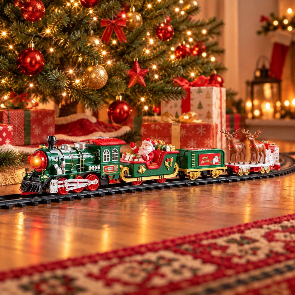 TRENINO di Natale con PISTA LUCI e MUSICA - immagine 2