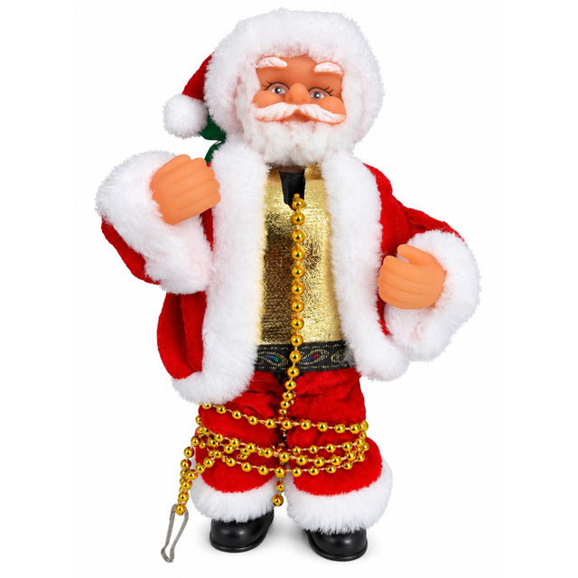 Babbo Natale 23 cm con Movimento e Musica