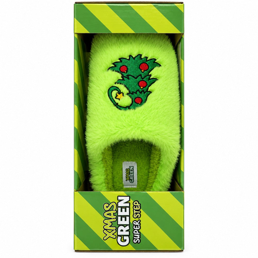 Pantofole Guastafeste di natale Verde TG. 40-45 Assortite - immagine 4