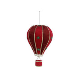 Mongolfiera Natalizia Romie Rossa da Appendere 16×27 cm