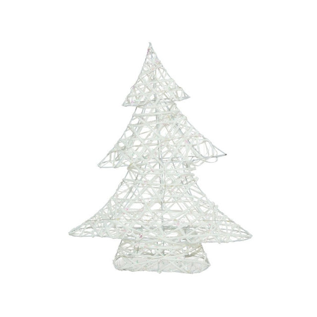 Albero Bianco 60 Led 34X7,5X40 cm