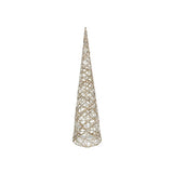 Cono Natalizio Oro 80 led 20x20x80 cm