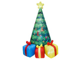 Albero di Natale gonfiabile 230 cm con 15 LED