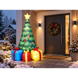 Albero di Natale gonfiabile 230 cm con 15 LED - immagine 2