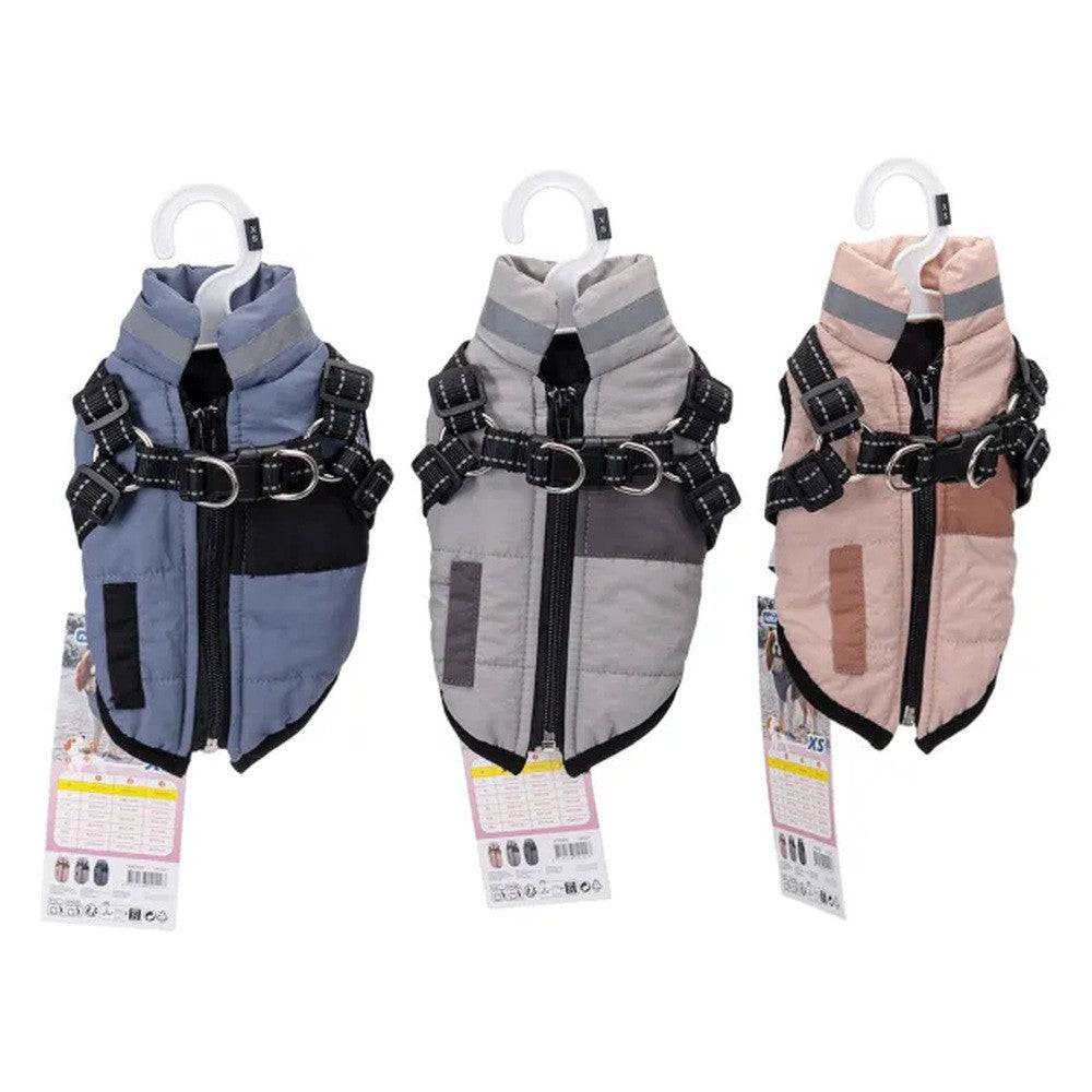 Cappottino con collare per cani colori assortiti TG. XS - immagine 2