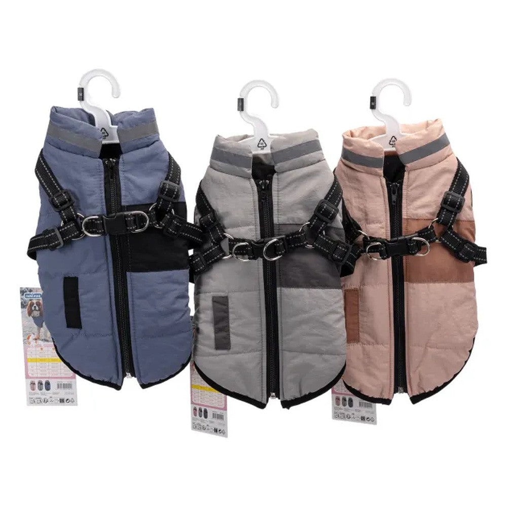 Cappottino con collare per cani colori assortiti TG. M - immagine 2