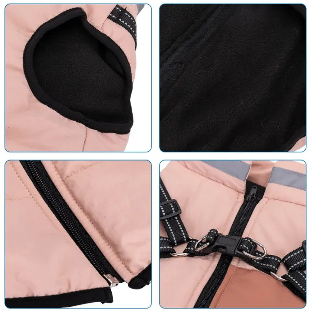 Cappottino con collare per cani colori assortiti TG. M - immagine 7