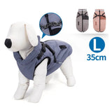 Cappottino con collare per cani colori assortiti TG. L