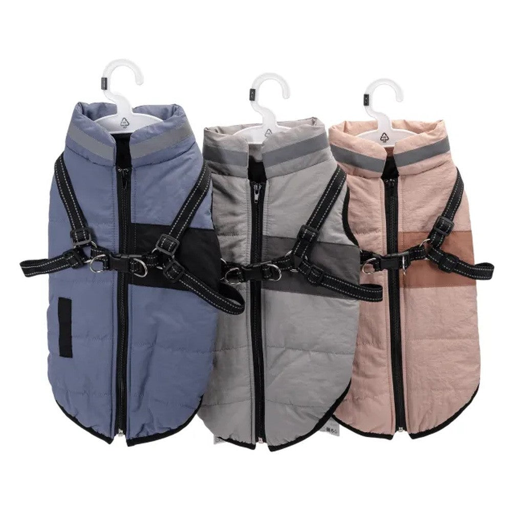 Cappottino con collare per cani colori assortiti TG. XL - immagine 2