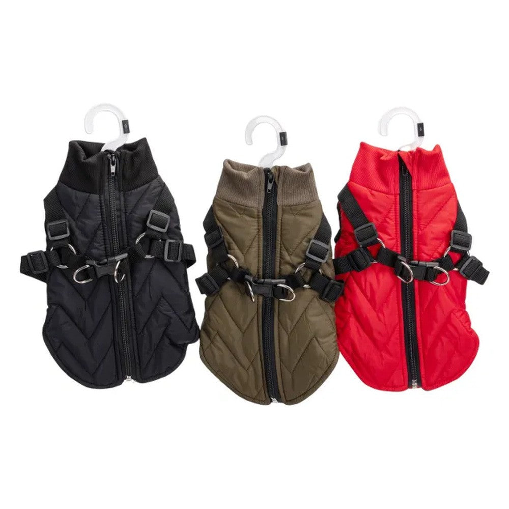 Cappottino con collare per cani colori assortiti TG. S - immagine 2