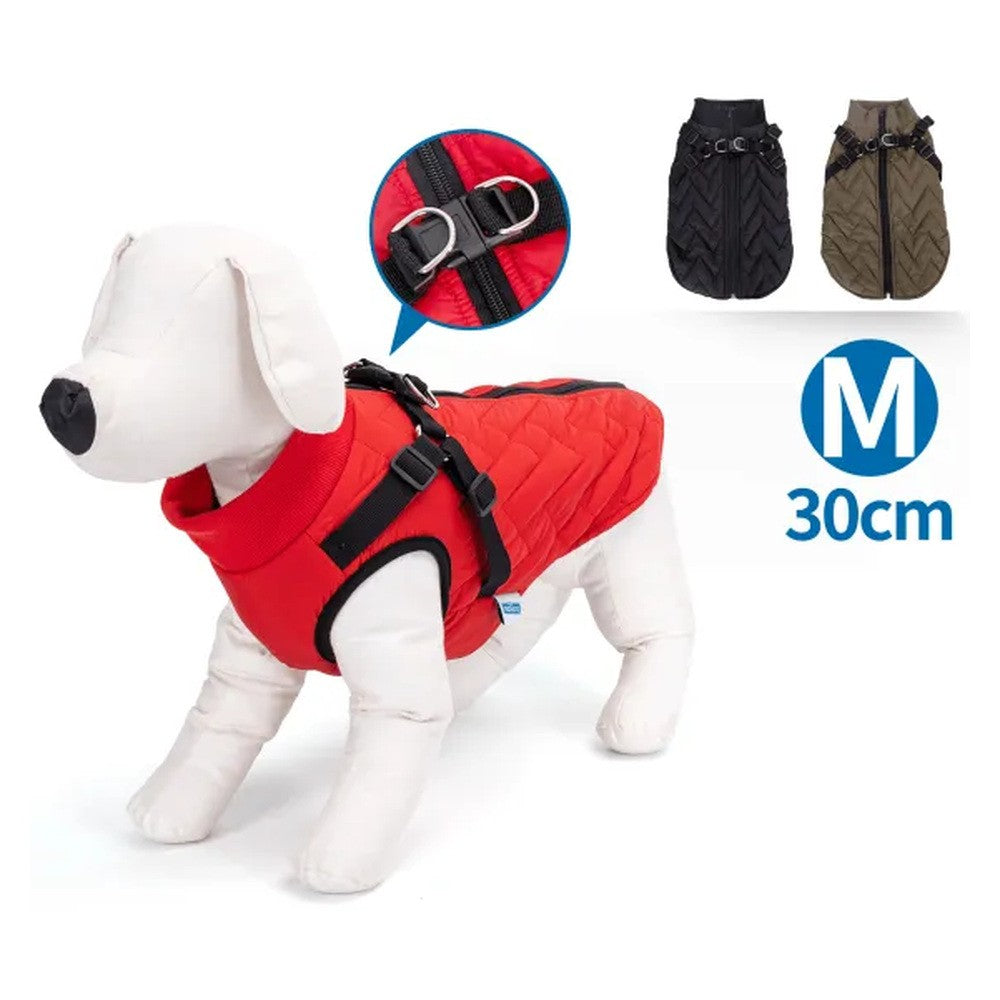 Cappottino con collare per cani colori assortiti TG. M