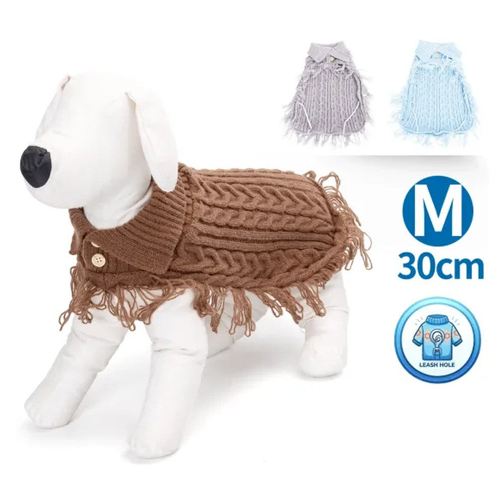 Maglione con risvolto per cani colori assortiti TG. M