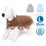 Maglione con risvolto per cani colori assortiti TG. L