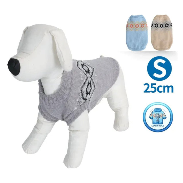 Maglione geometrico per cani colori assortiti TG. S