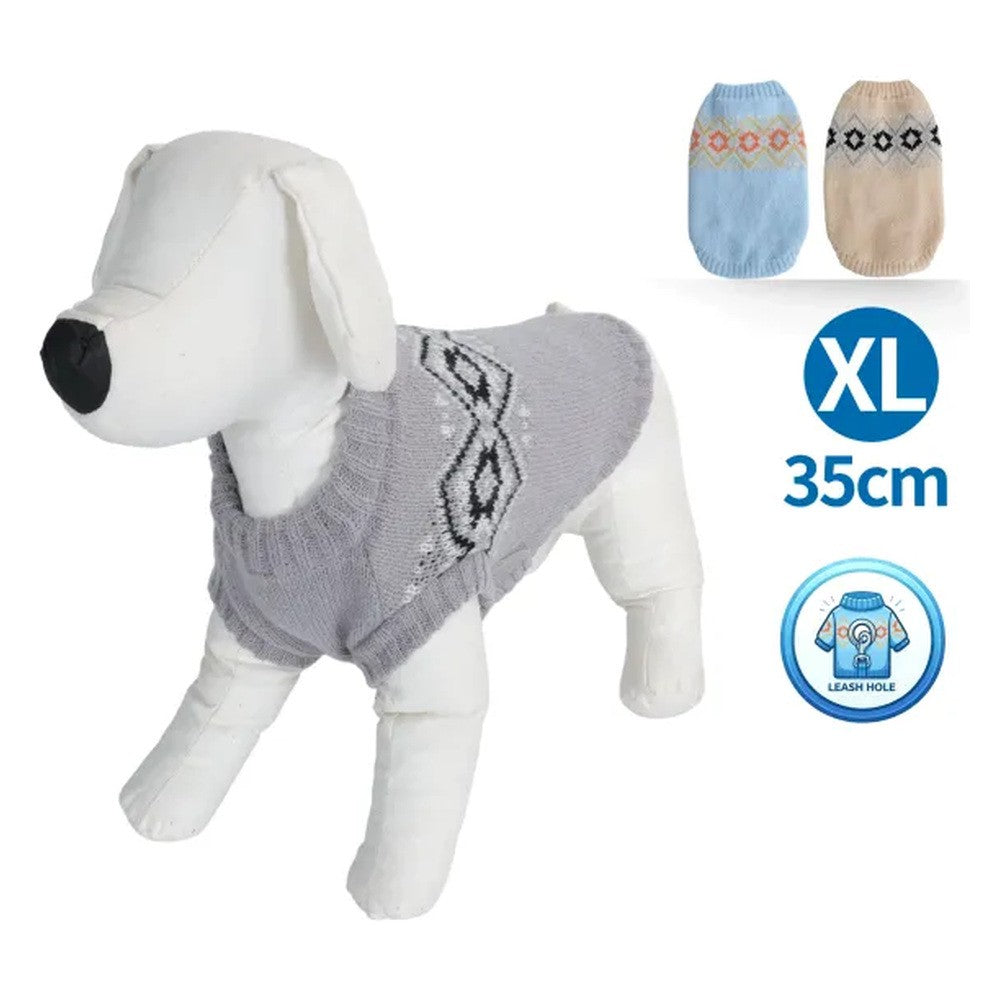 Maglione geometrico per cani colori assortiti TG. XL