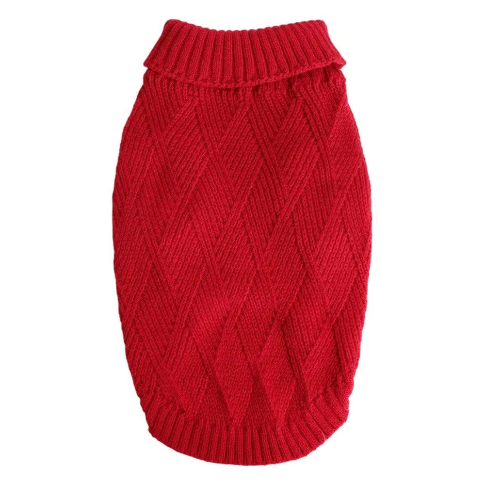 Maglione a trecce per cani colori assortiti TG. S - immagine 3