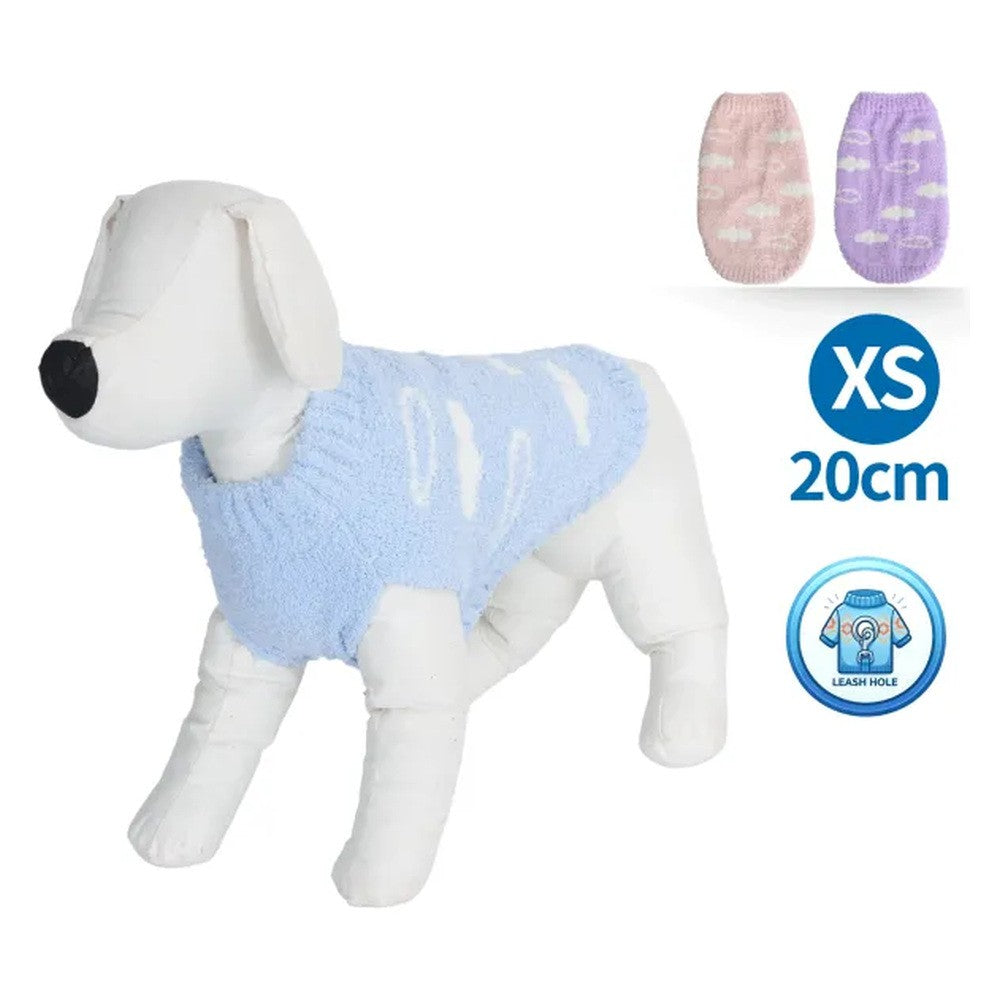 Maglione con nuvole per cani colori assortiti TG. XS