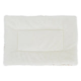 Cuscino coperta per animali bianco e caffè 55x40 cm - immagine 3