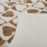 Cuscino coperta per animali bianco e caffè 55x40 cm - immagine 5