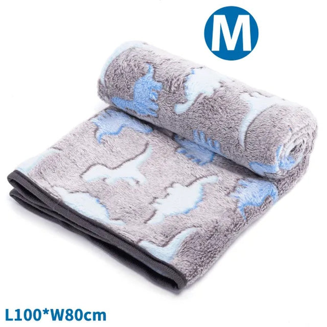 Coperta con dinosauri per animali 100x80 cm