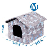 Cuccia a casetta con dinosauri 48x45x39 cm