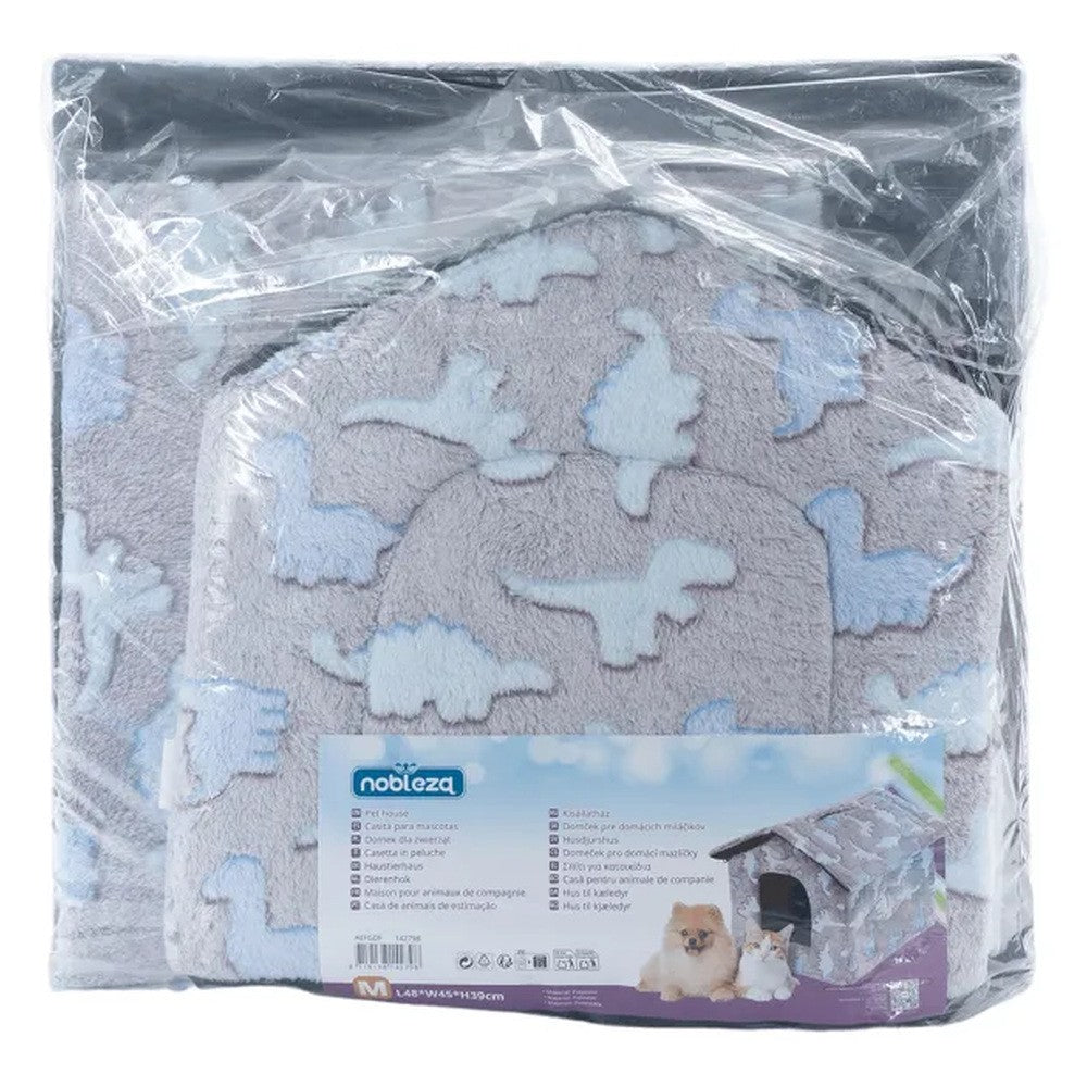 Cuccia a casetta con dinosauri 48x45x39 cm - immagine 7