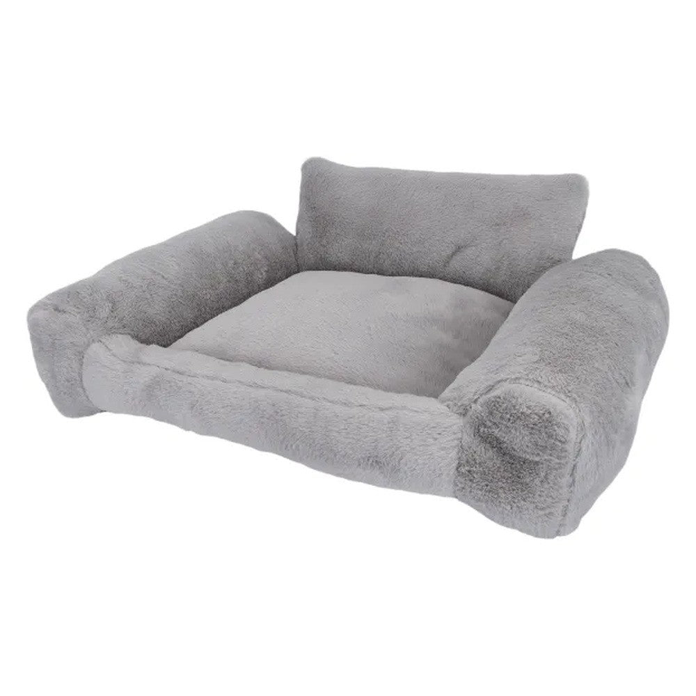 Cuccia divano grigia per animali 65x50x23 cm - immagine 2