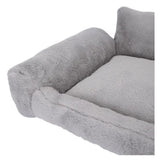 Cuccia divano grigia per animali 65x50x23 cm - immagine 4