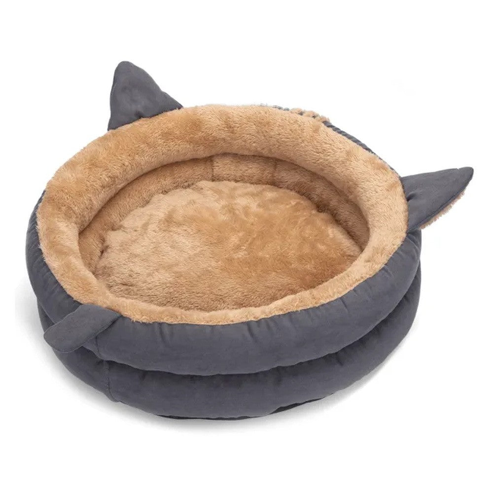 Cuccia tonda grigia per gatti Nobleza 47x47x13 cm - immagine 2