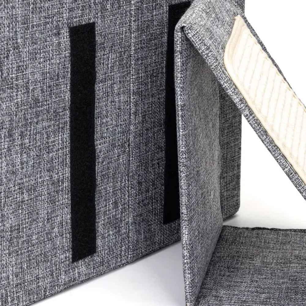Cuccia componibile con tiragraffi per gatti 48x35x29 cm - immagine 4