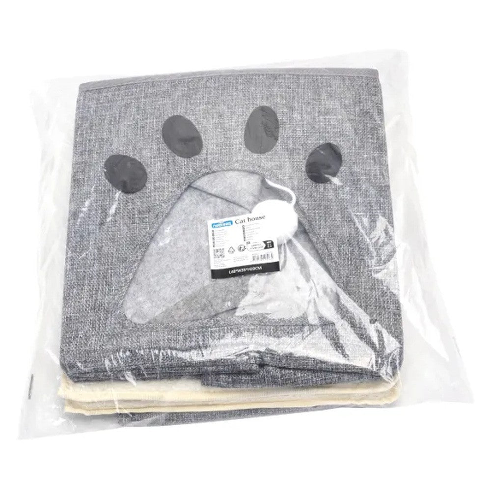 Cuccia componibile con tiragraffi per gatti 48x35x29 cm - immagine 7
