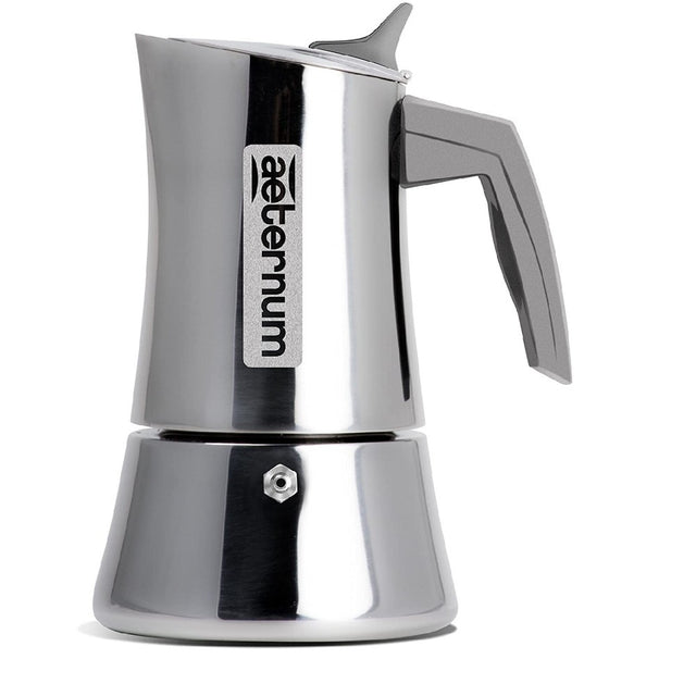CAFFETTIERA Aeternum DIVINA 6Tazze ACCIAIO