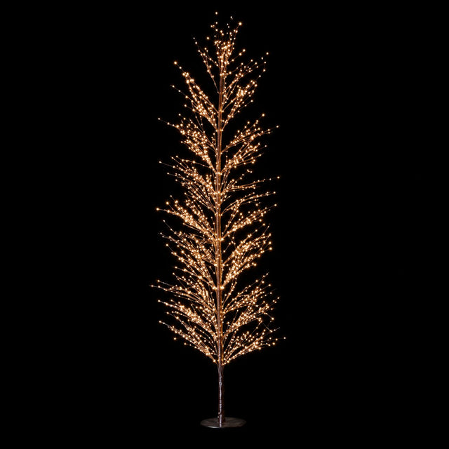 Albero di Natale Decorativo 1500 Led D.70xH.180 cm