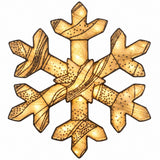 Fiocco di Neve Oro in Metallo 410 Led