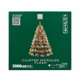 Luci di Natale 2000 Microled Bianco Caldo/Freddo