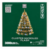 Luci di Natale 3000 Microled Bianco Caldo/Freddo