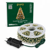 Luci di Natale 3000 Microled Bianco Caldo/freddo - immagine 3